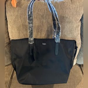 Black nylon bag handbag tote NEW